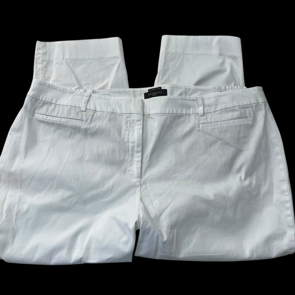 Talbots Woman The Perfect Crop Chino Pants Women's plus 22W